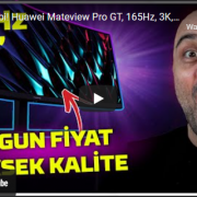 Bomba Gibi! Huawei Mateview Pro GT, 165Hz, 3K, 34″ Inç, Kavisli Monitör İncelemesi
