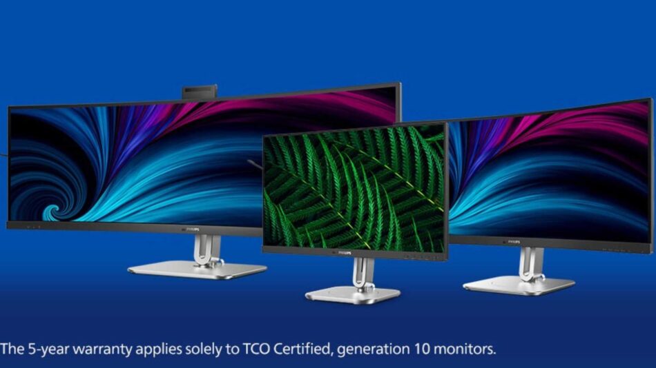 Garanti Süresini Uzatan Philips 10. Jenerasyon TCO Sertifikalı Monitörlerle Geliyor