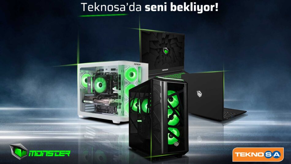 Monster ve Teknosa'dan İş Birliği! Mağazalarda Özel Alanlar Kuruldu