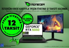 Monster'dan Peşin Fiyatına 12 Taksit Kampanyası