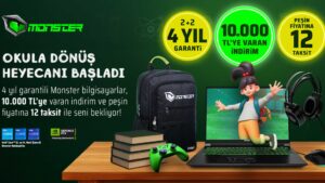 Monster’ın Okula Dönüş Kampanyası Başladı